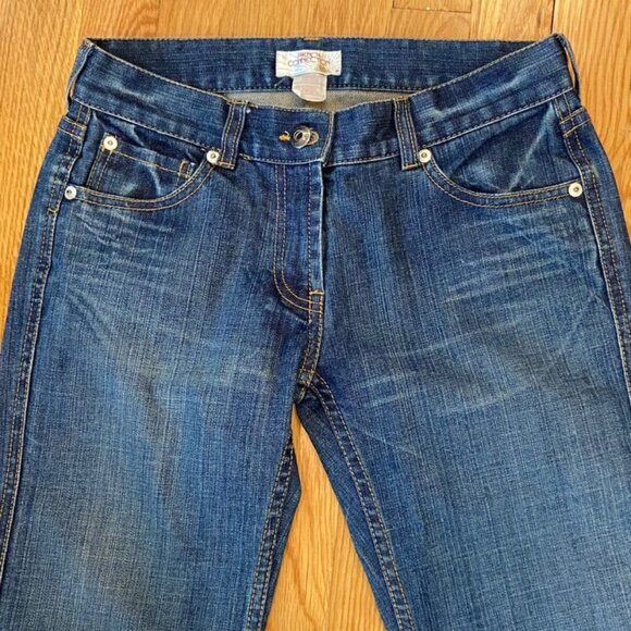 French Connection Womens Ladies Jeans Mid Rise Medium Wash Sparkle on Pocket 4/6 - Picture 4 of 5